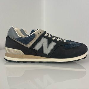 New Balance 574 Men's Shoes Black Cement/Slate Grey u574SGG Size 12